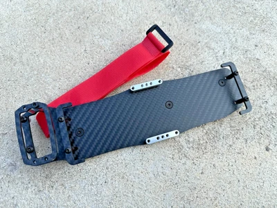 HD Carbon Fiber Battery Trays W/ Servo Mount  For Traxxas Sledge - Image 1 of 4