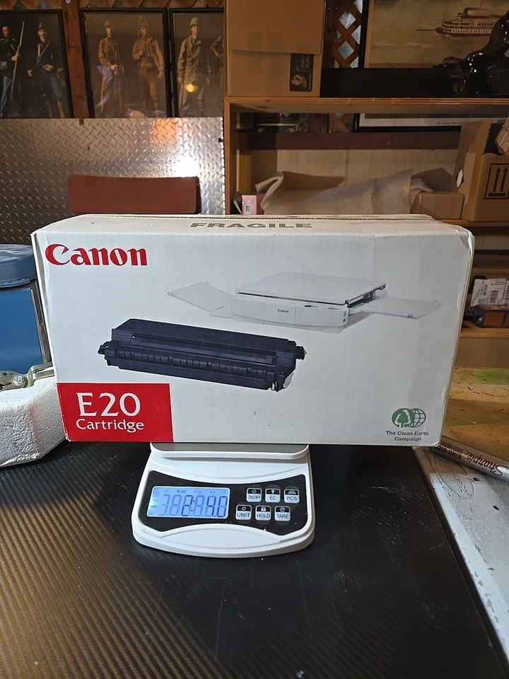 Canon E20 Black Toner Cartridge 1492A002[AA] PC 300 400 500 SEALED NEW Genuine - Image 1 of 4