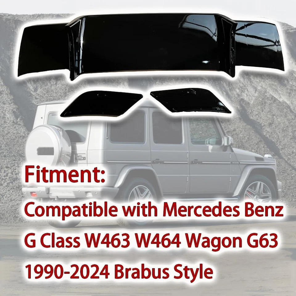 Alerón techo trasero para Mercedes Benz Clase G W463 W464 Wagon G63 1990-2024 Foto 1 de 4