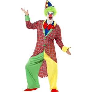 Zirkus Künstler Outfit Zirkuskostüm Hofnarr Harlekin Verkleidung Clown Kostüm - Bild 1 von 9
