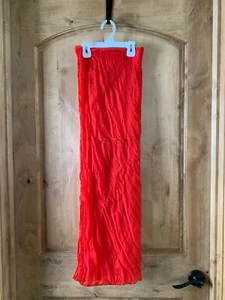 Bufanda Infinity roja lisa - Imagen 1 de 4