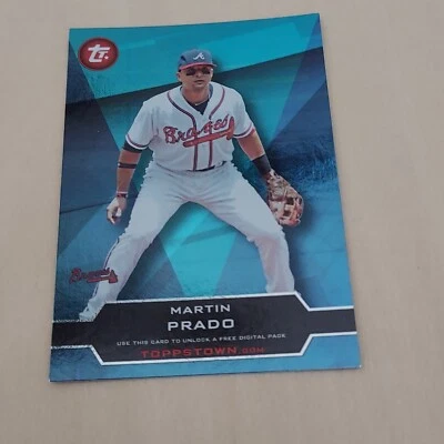 2011 Topps Town Baseball Card Martin Prado #tt2-45 - Image 1 of 2