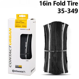 1 Pair 16inch 35-349 Foldable Tyre 16x1.35 Tire for Bike Black Skin Reflex - Picture 1 of 20