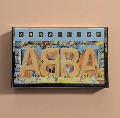 Abba - Abba Live (1986 Cassette) Vtg 80s Polar Music Pop Dancing Queen Fernando - Image 1 of 4