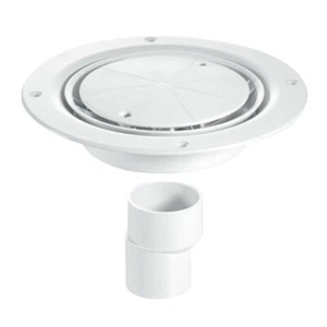 McALPINE Wet Room Shower Gully Drain USG2WH for Sheet Flooring UNTRAPPED - Picture 1 of 3