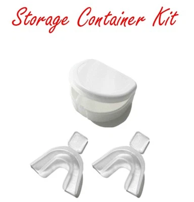 FLORIDA LABORATORIES, INC. Teeth Whitening Dental Professional Storage Kit White Container + Trays USA Made