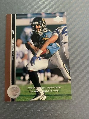 1996 Upper Deck Football Card #255 Willie Jackson - Image 1 of 2