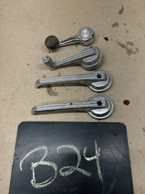 1964 1965 1966 Ford Lote Misto Maçaneta de Porta Manivela de Janela Lote Projeto Veja Fotos C5ZB - Imagem 1 de 4