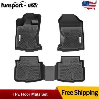 Floor Mats Liners for 2020- 2024 Subaru Outback Legacy All Weather Anti-Slip TPE - Image 1 of 4