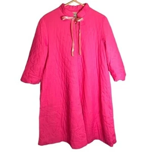 Lisanne Distinctive Loungewear Barbie Pink Housecoat Dress Bubblegum Vintage - Picture 1 of 12