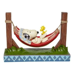 Jim Shore Just Hanging Around - Snoopy & Woodstock in Hammock 6007939 Peanuts - Picture 1 of 3