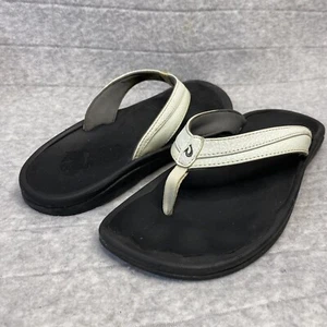 OluKai Ohana Damen-Flip-Flops Größe 11 weiß Strand Wochenende entspannen - Bild 1 von 8