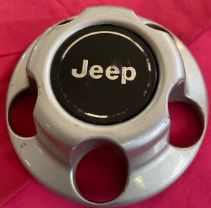 Jeep Wrangler Cherokee 52057618 OEM Wheel Center Rim Cap Hubcap Lug Cover Silver - Picture 1 of 8