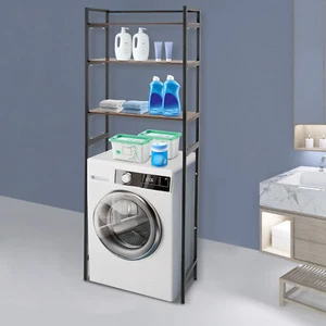 Freestanding Storage Rack Modern Bathroom Storage Shelf For Washing Machine - Picture 1 of 19