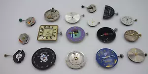 lot 17 mouvements quartz vintage. divers marque dauteuil; vedette; shivas.... - Imagen 1 de 10