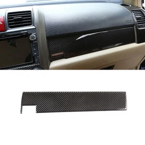 Carbon Fiber Copilot Dashboard Panel Cover Trim For Honda CR-V CRV 2007-2011 - Picture 1 of 12