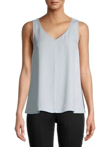 Time and Tru Women's Woven Tank Top - Picture 1 of 6
