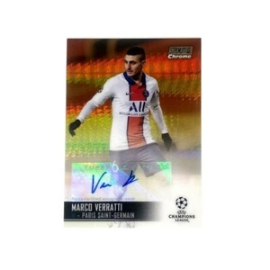 Marco Verratti Topps Stadium Club Chrome 2020/2021 Gold Autograph 16/50 - Picture 1 of 2
