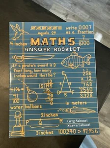 Teaching Textbooks Math 5 Answer Booklet - Picture 1 of 3
