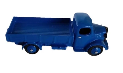 Camión de colección Dinky 413 Austin con espalda abierta, azul, sin caja Foto 1 de 4