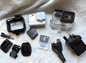 GoPro Hero7 Black Action Camera Limited Edition In Dusk White 64GB+Dive Housing - Picture 1 of 13