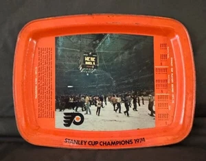 Original 1974 Philadelphia Flyers Stanley Cup Commemorative Serving Tray - Picture 1 of 5