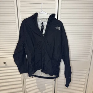 The North Face Rain Jacket Mens Size Medium Black Hyvent - Picture 1 of 5