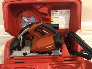 HILTI WSC 265 180mm Circular Rip Saw 230V 1400W + 3 Spare Blades Carry Case GWO - Picture 1 of 22
