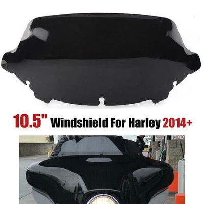 10.5" Wave Windshield Windscreen For-Harley Street Electra Glide Touring 2014-up - Image 1 of 4