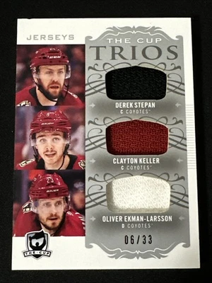 2018-19 The Cup Trios Jerseys Stepan/Keller/Ekman-Larsson Arizona Coyotes - Image 1 of 3