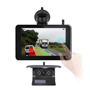 Digital Wireless 5" DVR Monitor Solar Backup Camera Standby Mode BSD Magnetic Rv - Picture 1 of 23