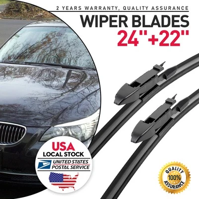 Limpiaparabrisas calidad OEM para BMW 528xi 528i xDrive 2010-2009 24"+22" Foto 1 de 4