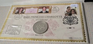 BENHAM COIN COVER. BIRTH OF PRINCESS CHARLOTTE . NO 1 OF ONLY 150 ISSUED - Picture 1 of 2