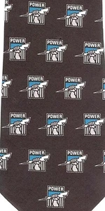 PORT POWER ADELAIDE NECKTIE NEW FOOTBALL CLUB TEAM AFL SOUTH AUSTRALIA - Foto 1 di 1