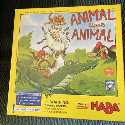 HABA Animal Upon Animal Wooden Stacking Game - 100% Complete! - Image 1 of 3