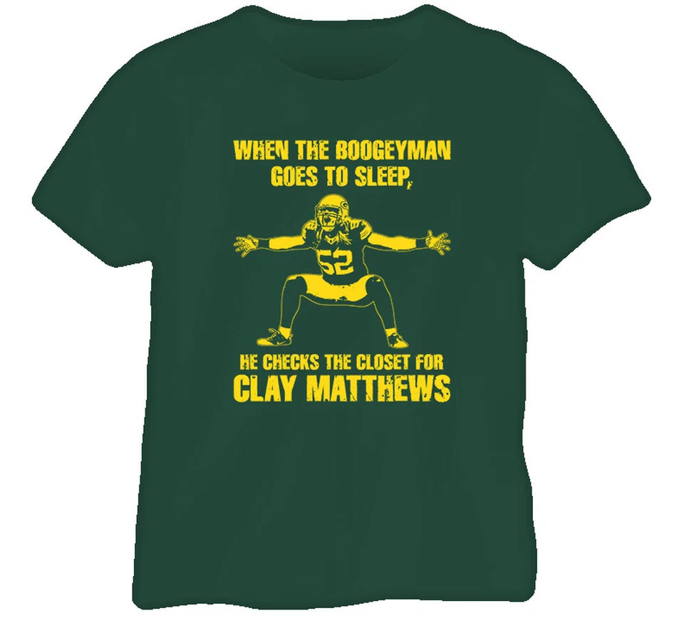 Camiseta Clay Matthews Boogeyman Packers Foto 1 de 1