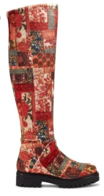 Женские ботинки Sz 9 La Serina пэчворк загрузки аэрозоли X Laura Ashley зажим подошвы  - Изображение 1 из 4