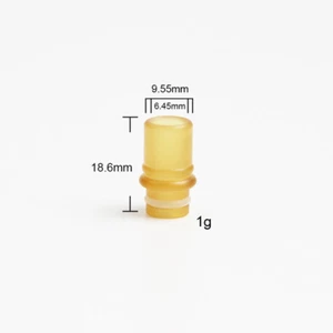 Drip Tip 510 Anschluss für Verdampfer Resin, Mundstück PEI Driptip D230-1 Typ: B - Bild 1 von 3