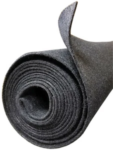 45 Fuß x 3,75 Fuß Polymatte Anthrazit Lautsprecher Box Teppich - Bild 1 von 2