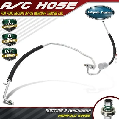 Conjunto de sucção e descarga para Ford Escort 97-02 Mercury Tracer 97-99 2.0L - Imagem 1 de 4