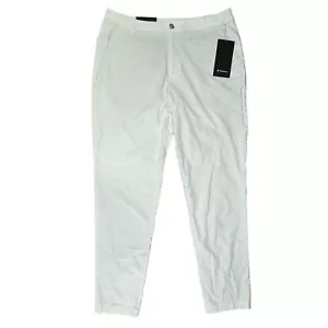 Lululemon Pants Men Size 36 32 Commission White Classic-Tapered Golf Pants READ - Picture 1 of 18