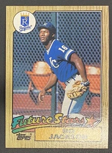 Bo Jackson 1987 Topps #170 RC Goat Athlete casi nuevo+ - Imagen 1 de 2