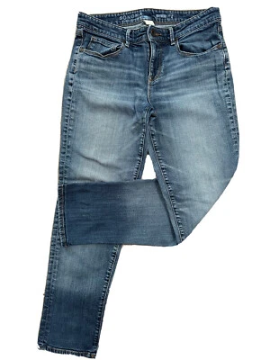 Sonoma Life & Style Womens Blue Faded Denim Boyfriend Fit Straight Jeans Size 4 - Image 1 of 4