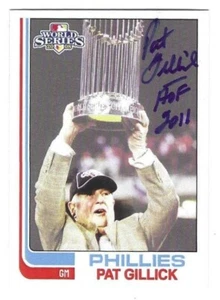 Signed Autographed PAT GILLICK Philadelphia Phillies Custom card w/ COA - Picture 1 of 1
