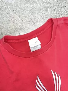 VTG Nike Air Flight Swoosh PROMO T Shirt Grey Tag XXL Rare Y2K Streetwear Men’s - Picture 1 of 6