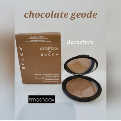 SMASHBOX BECCA мерцающая кожа Perfector прессованный * шоколад GEODE * /0,24 унций / новый в коробке - Изображение 1 из 4