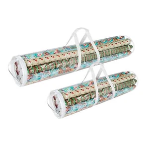 Set of 2 Wrapping Paper Storage Holders for 20 Rolls of Gift Wrap - Picture 1 of 4