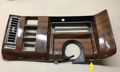 86-88 Cadillac Brougham DeVille Instrument Gauge Cluster Speedometer Dash Bezel - Imagem 1 de 4