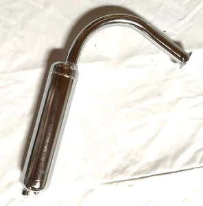 Marmitta cromata 4 tempi 49cc motore Huasheng BIKE MOTORE A GAS 142F - Foto 1 di 1