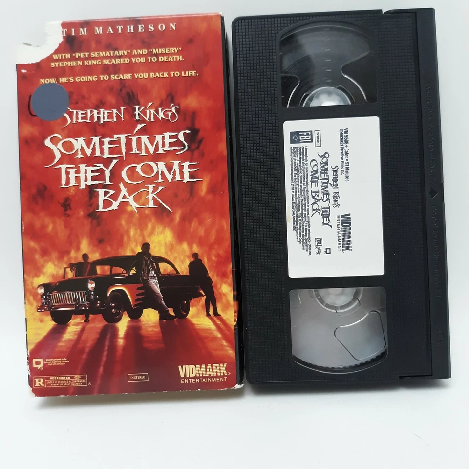 SOMETIMES THEY COME BACK 1994 VHS TAPE STEVEN KING - Image 1 of 1